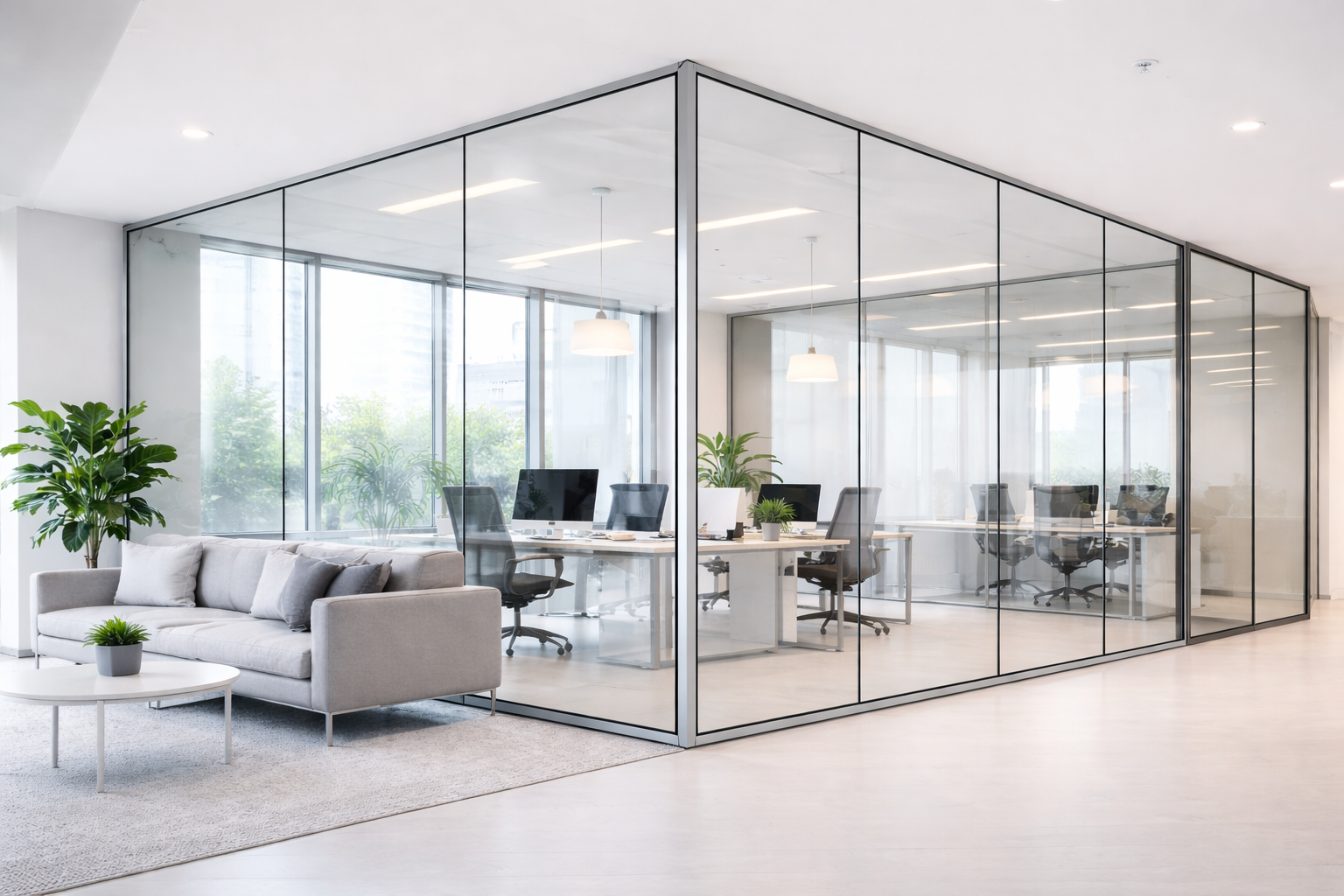 Glass Partition